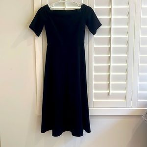 Tibi black off the shoulder dress